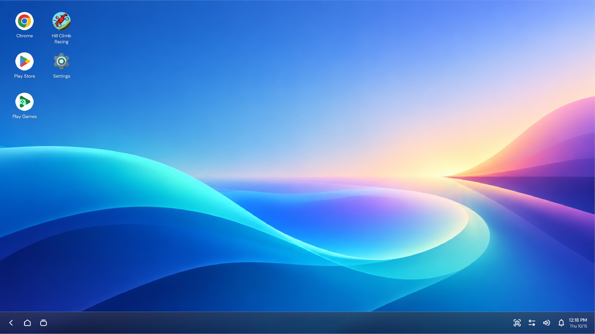BlueStacks Desktop running on Android 16